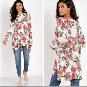 Show Me Your Mumu Sweater Floral print